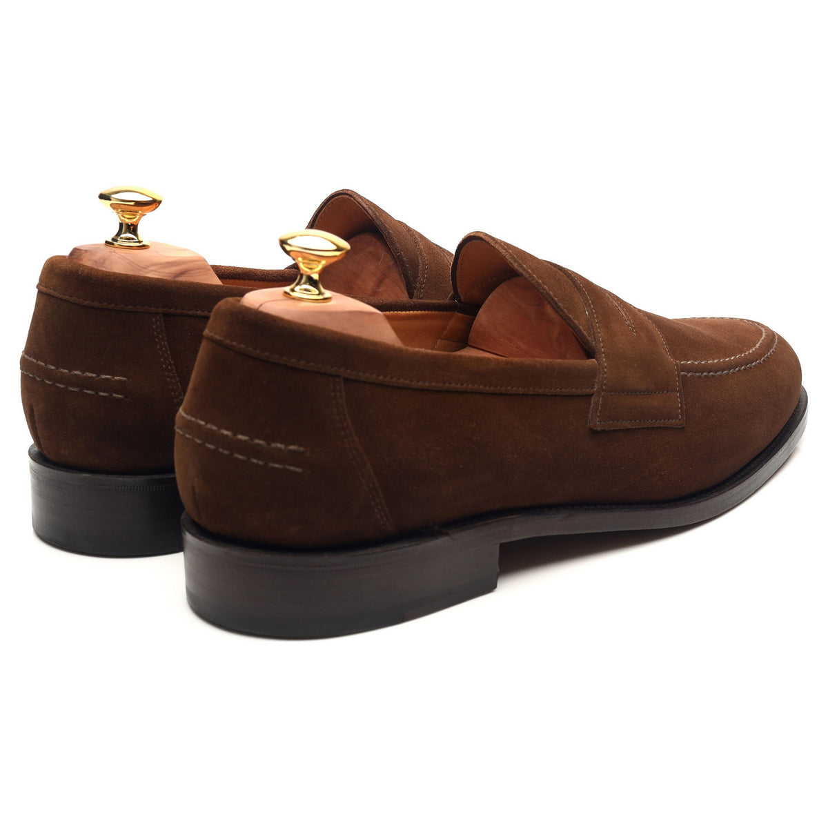&#39;Aldwych&#39; Brown Suede Loafers UK 12 F