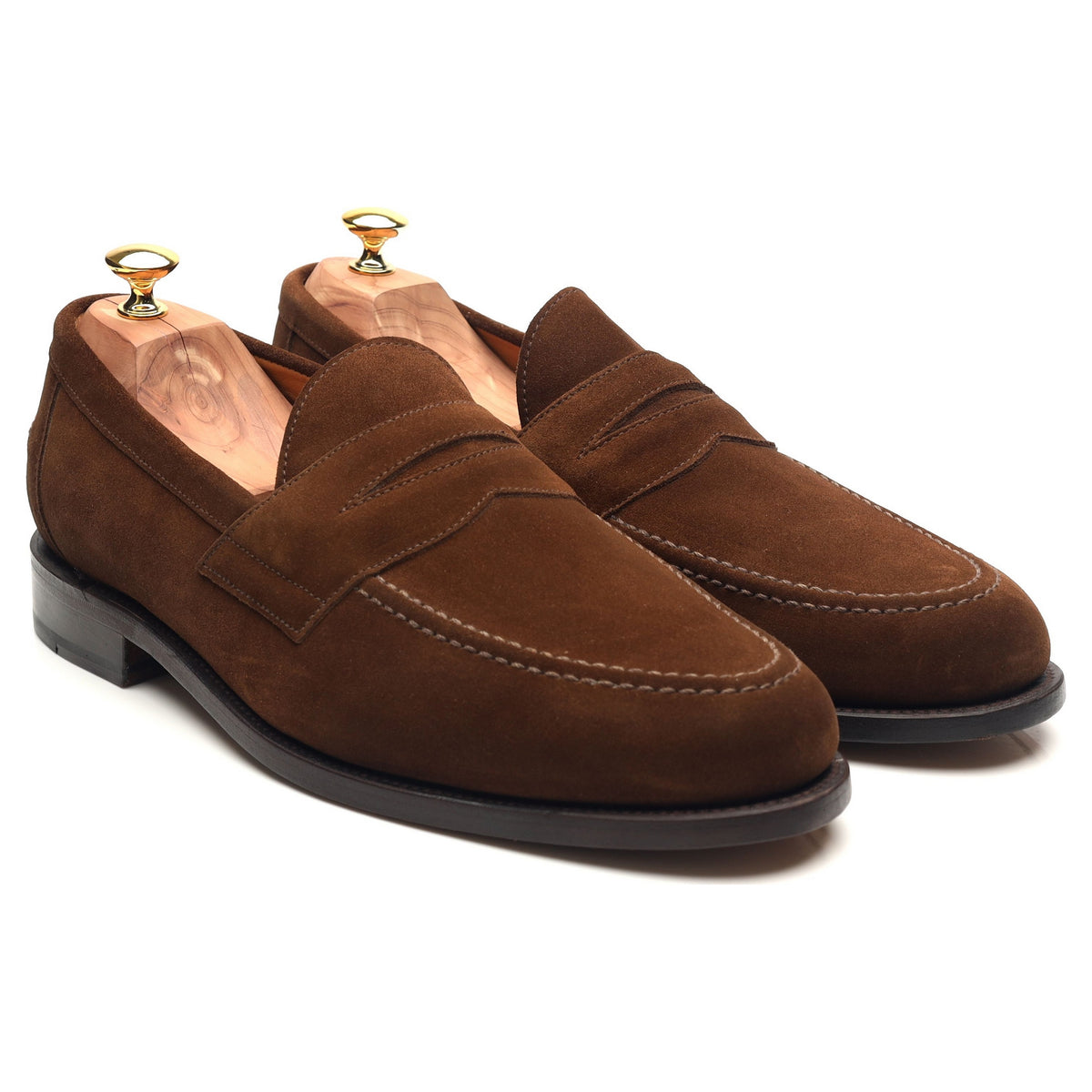 &#39;Aldwych&#39; Brown Suede Loafers UK 12 F