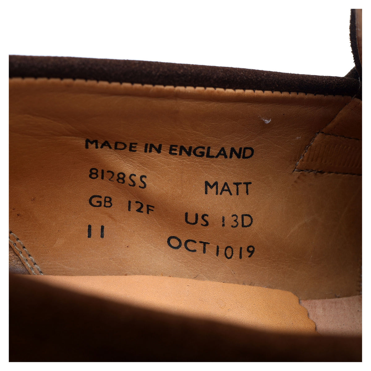 &#39;Aldwych&#39; Brown Suede Loafers UK 12 F