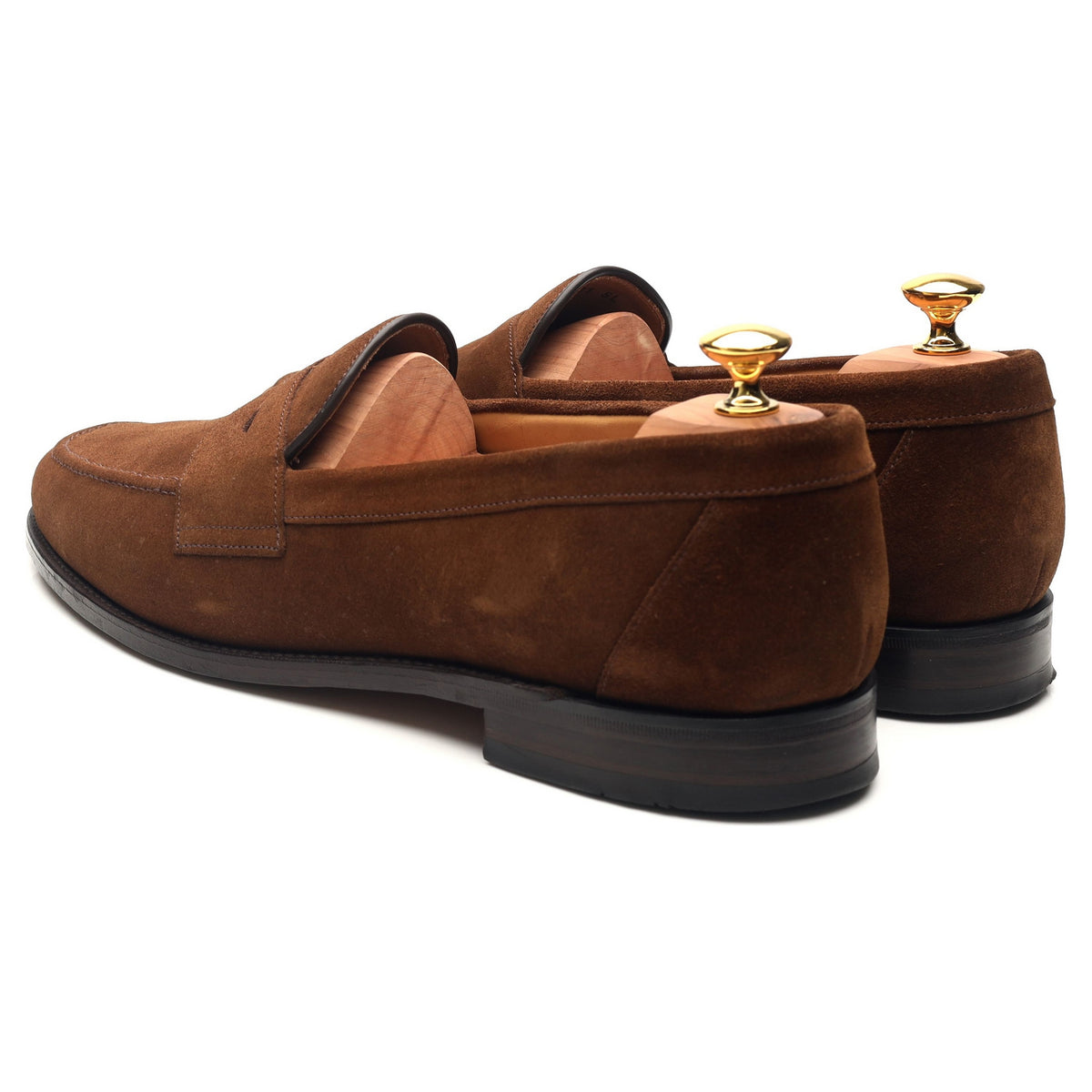 &#39;Eton&#39; Brown Suede Loafers UK 12 F