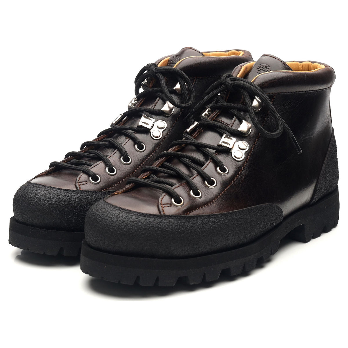 &#39;Yosemite&#39; Dark Brown Leather Hiker Boots UK 6