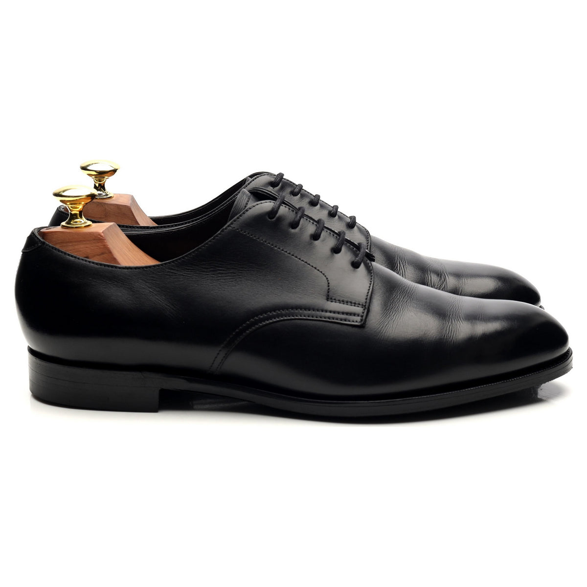 &#39;Windermere&#39; Black Leather Derby UK 8.5 E