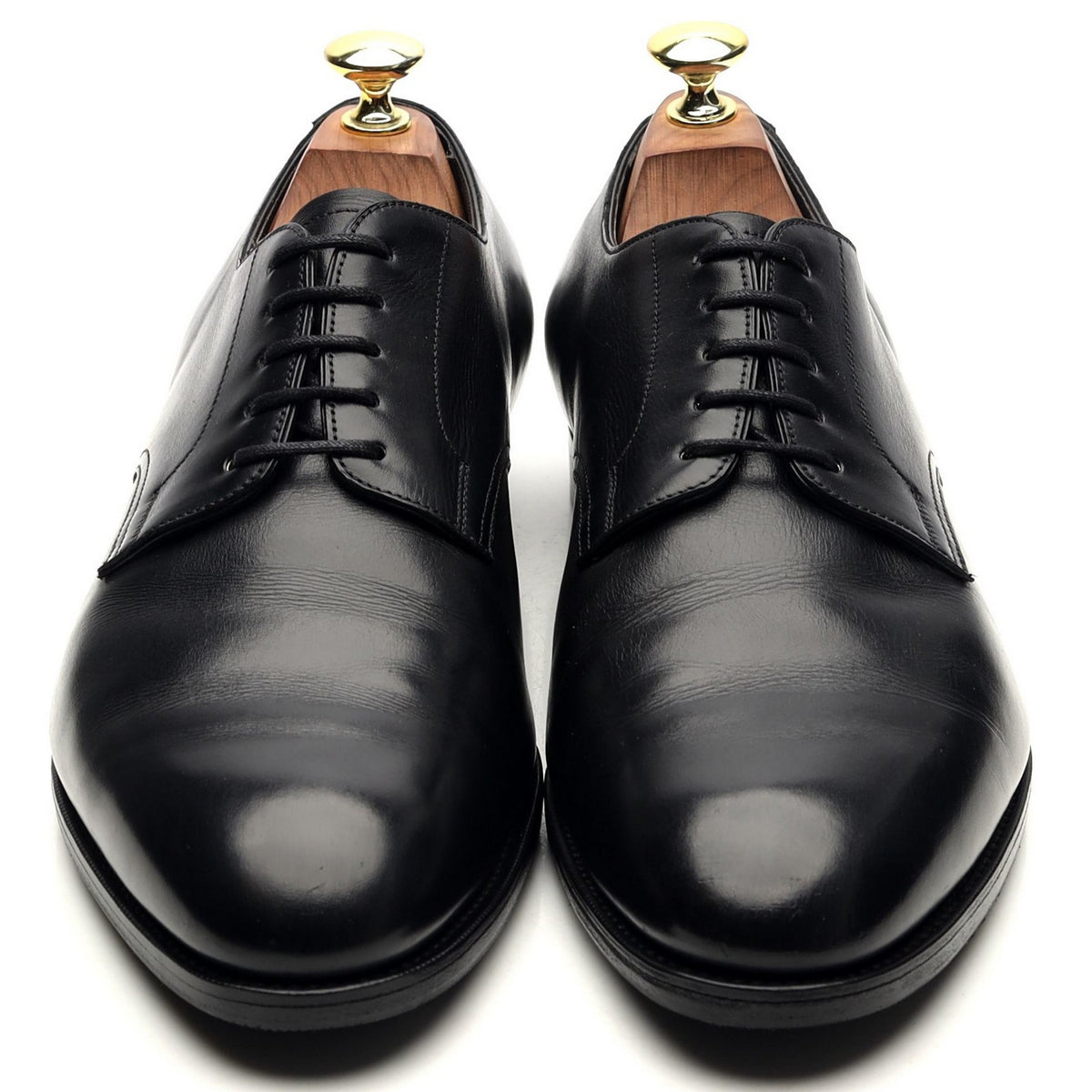 &#39;Windermere&#39; Black Leather Derby UK 8.5 E