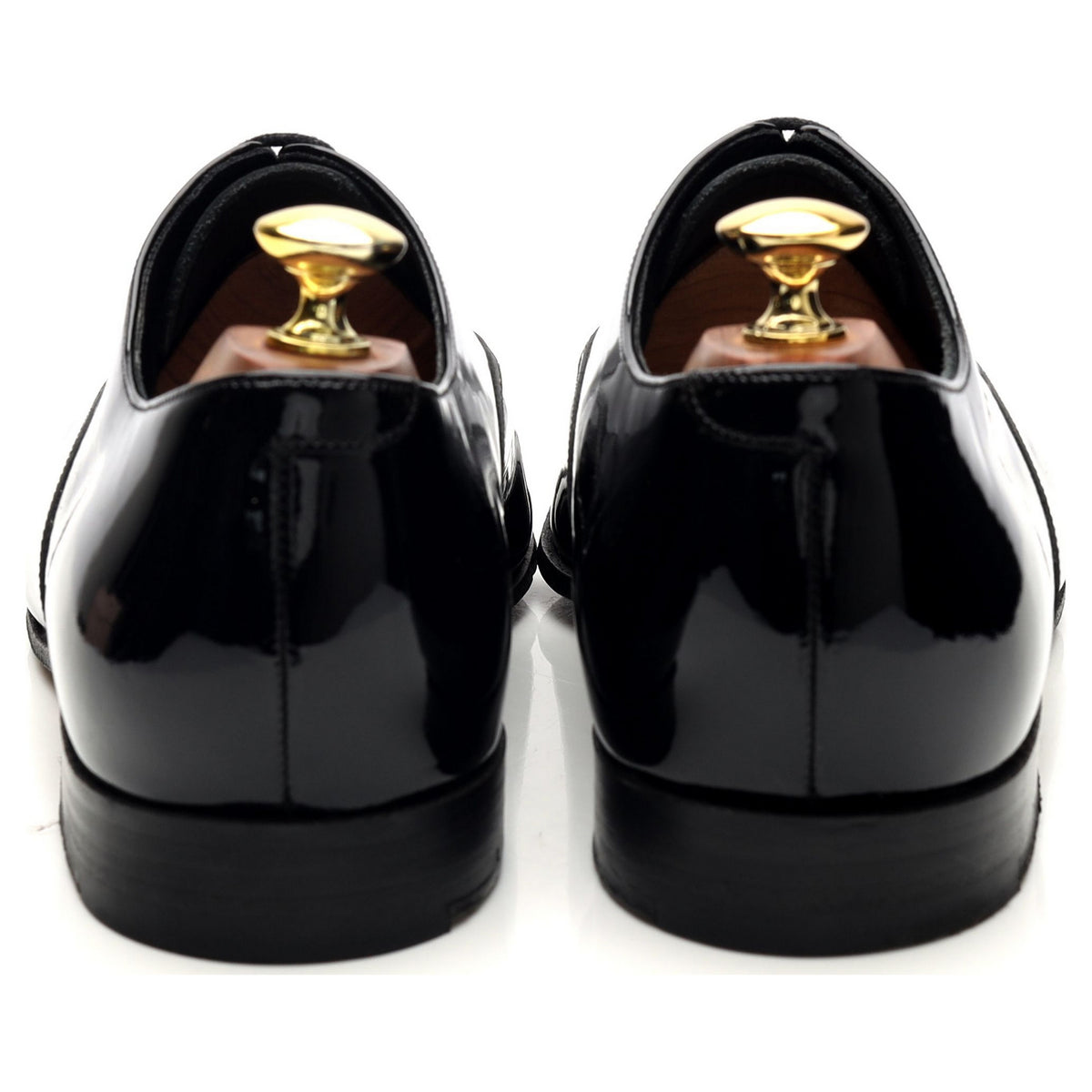 &#39;Madeley&#39; Black Patent Leather Oxford UK 8 G