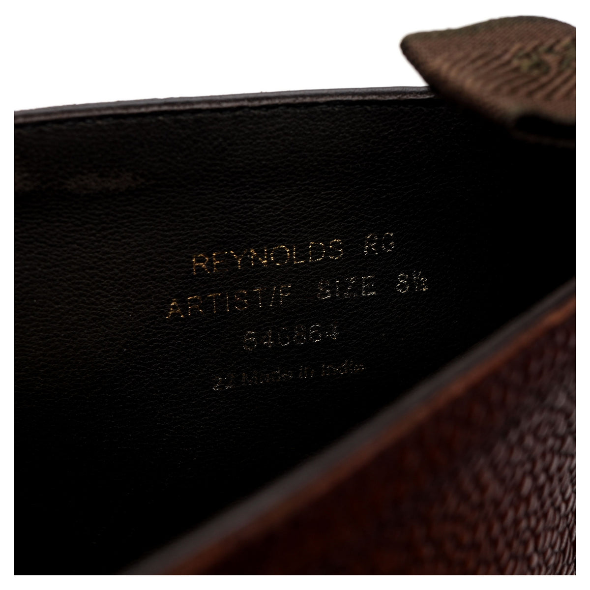 &#39;Reynolds&#39; Oxblood Grain Leather Boots UK 8.5 F