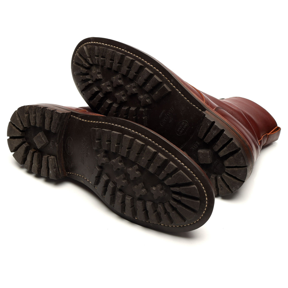 &#39;Wychwood Logger&#39; Brown Leather Boots UK 8