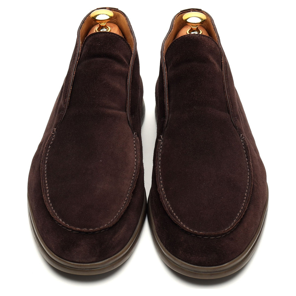 &#39;Open Walk&#39; Dark Brown Suede Boots UK 12 EU 46
