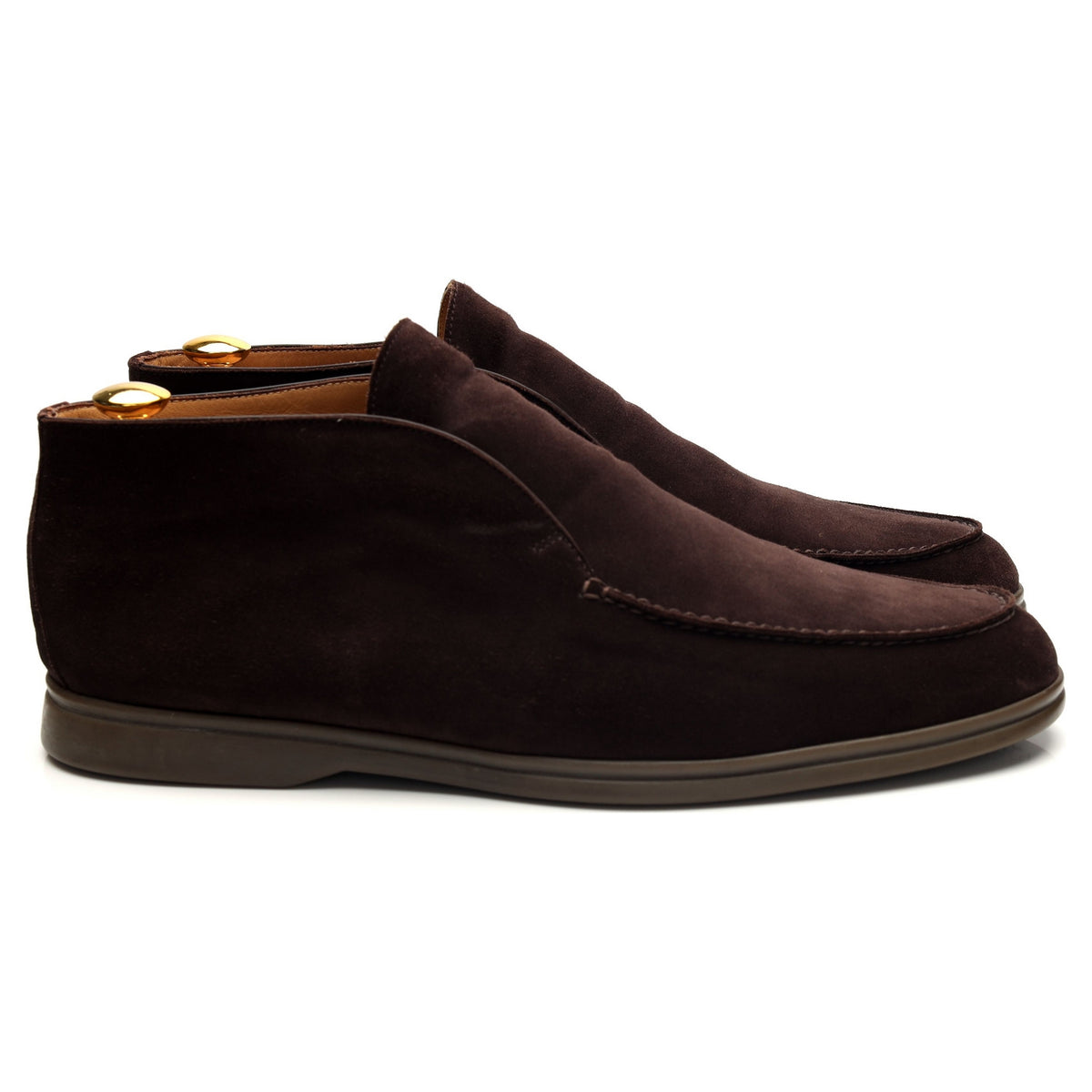 &#39;Open Walk&#39; Dark Brown Suede Boots UK 12 EU 46