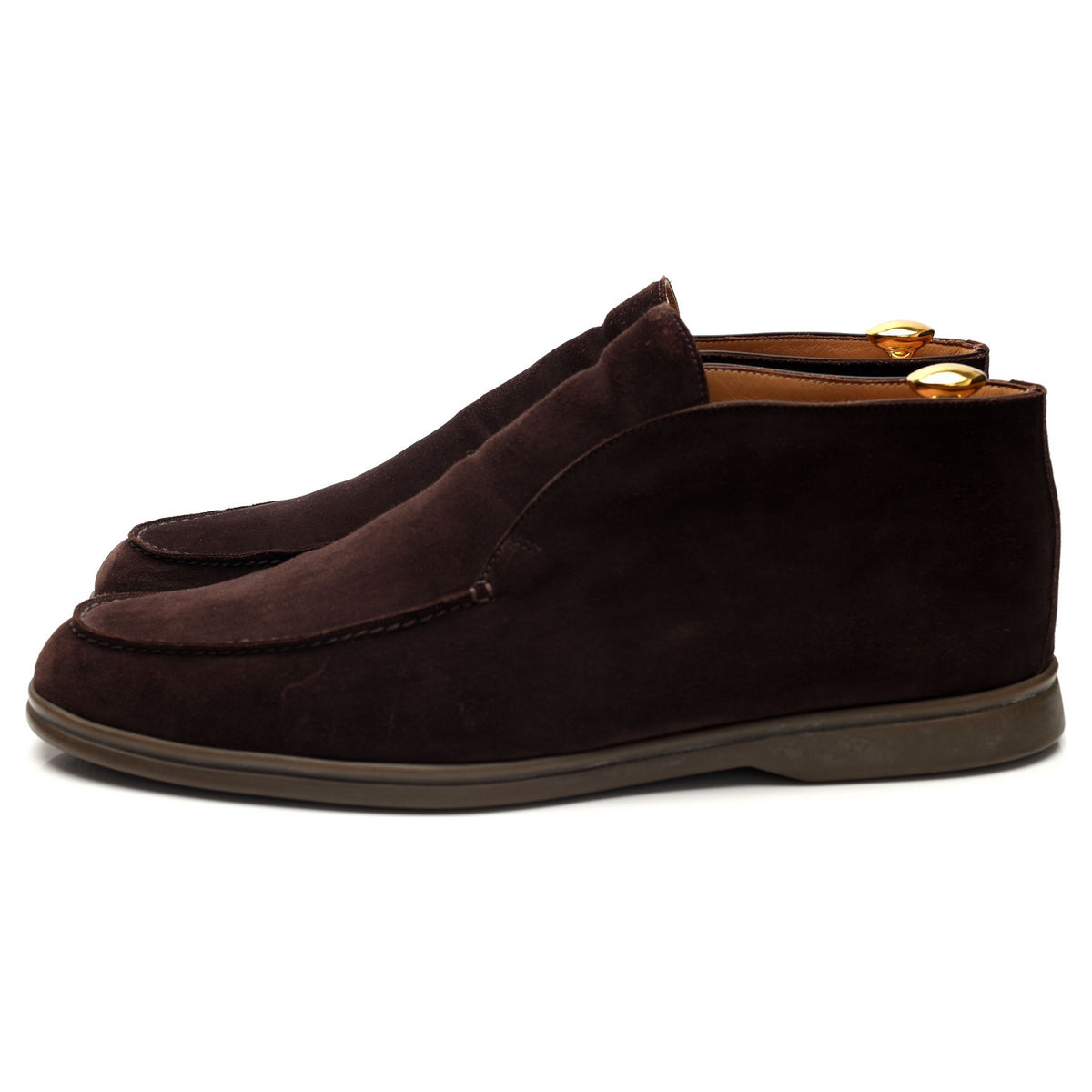 &#39;Open Walk&#39; Dark Brown Suede Boots UK 12 EU 46
