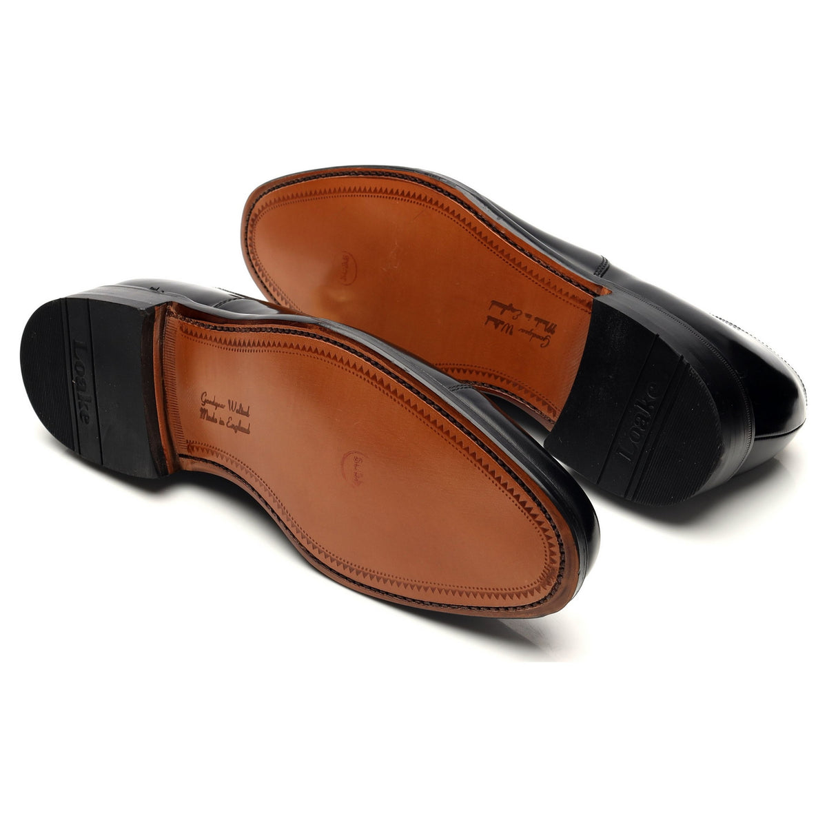 &#39;Elgin&#39; Black Leather Oxford UK 8 G