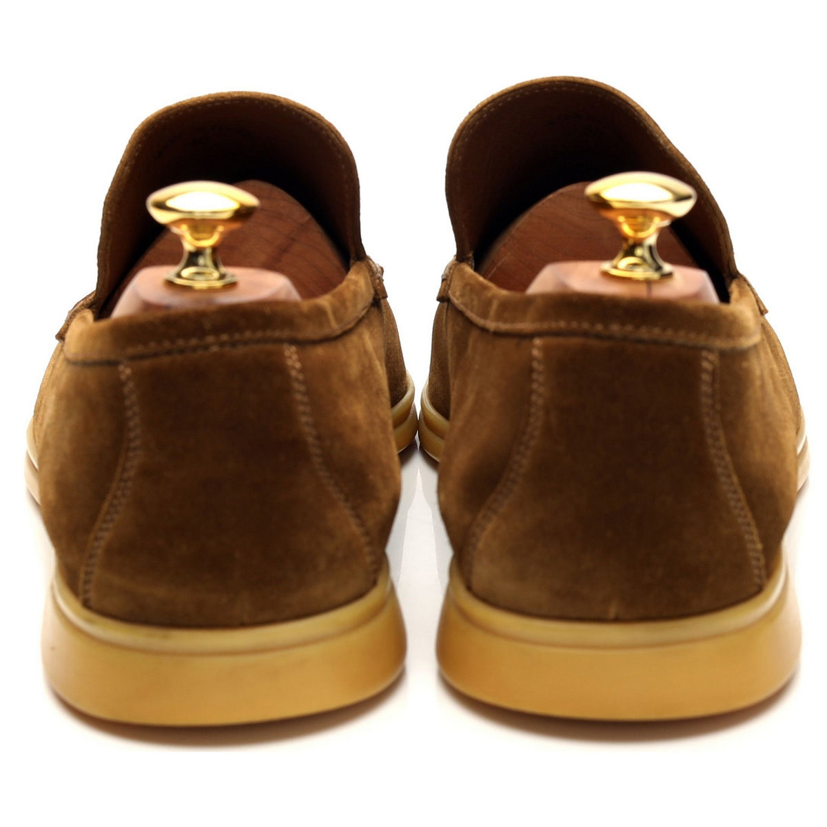 &#39;Summer Walk&#39; Snuff Brown Suede Slip On Loafers UK 12 EU 46