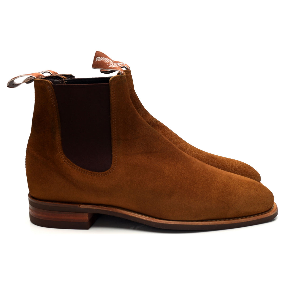 &#39;Comfort Craftsman&#39; Snuff Brown Suede Chelsea Boots UK 8.5 G