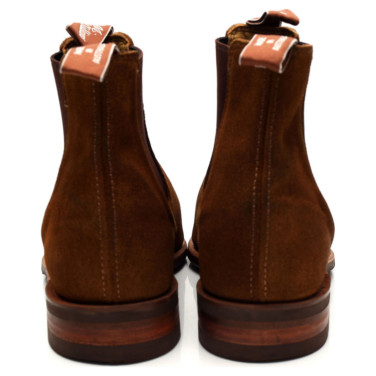 &#39;Comfort Craftsman&#39; Snuff Brown Suede Chelsea Boots UK 8.5 G