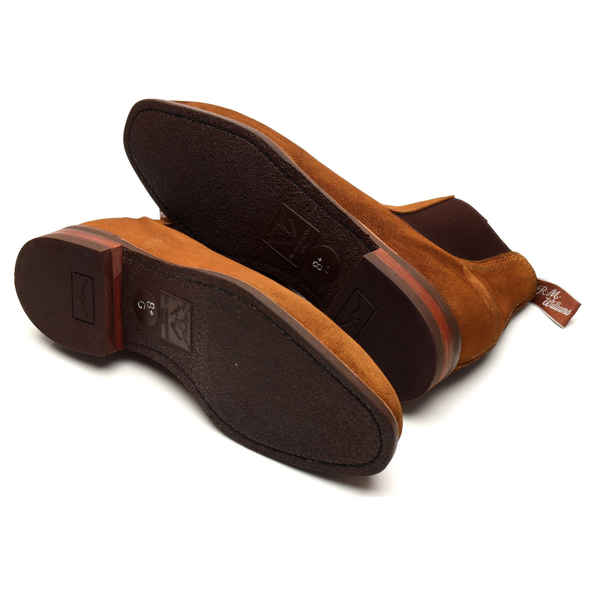 &#39;Comfort Craftsman&#39; Snuff Brown Suede Chelsea Boots UK 8.5 G