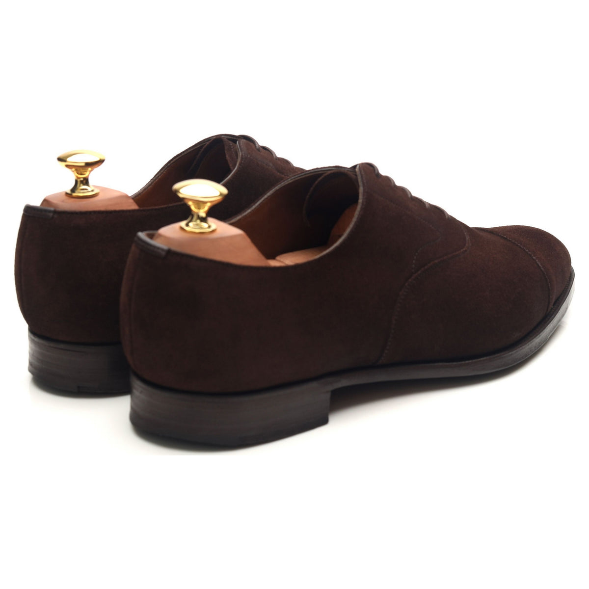 &#39;Chelsea&#39; Dark Brown Suede Oxford UK 9 E