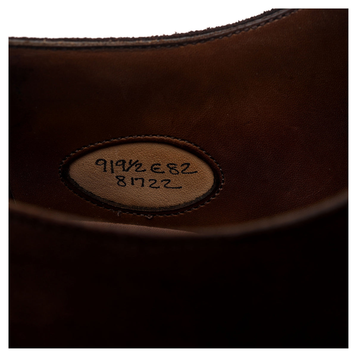 &#39;Chelsea&#39; Dark Brown Suede Oxford UK 9 E