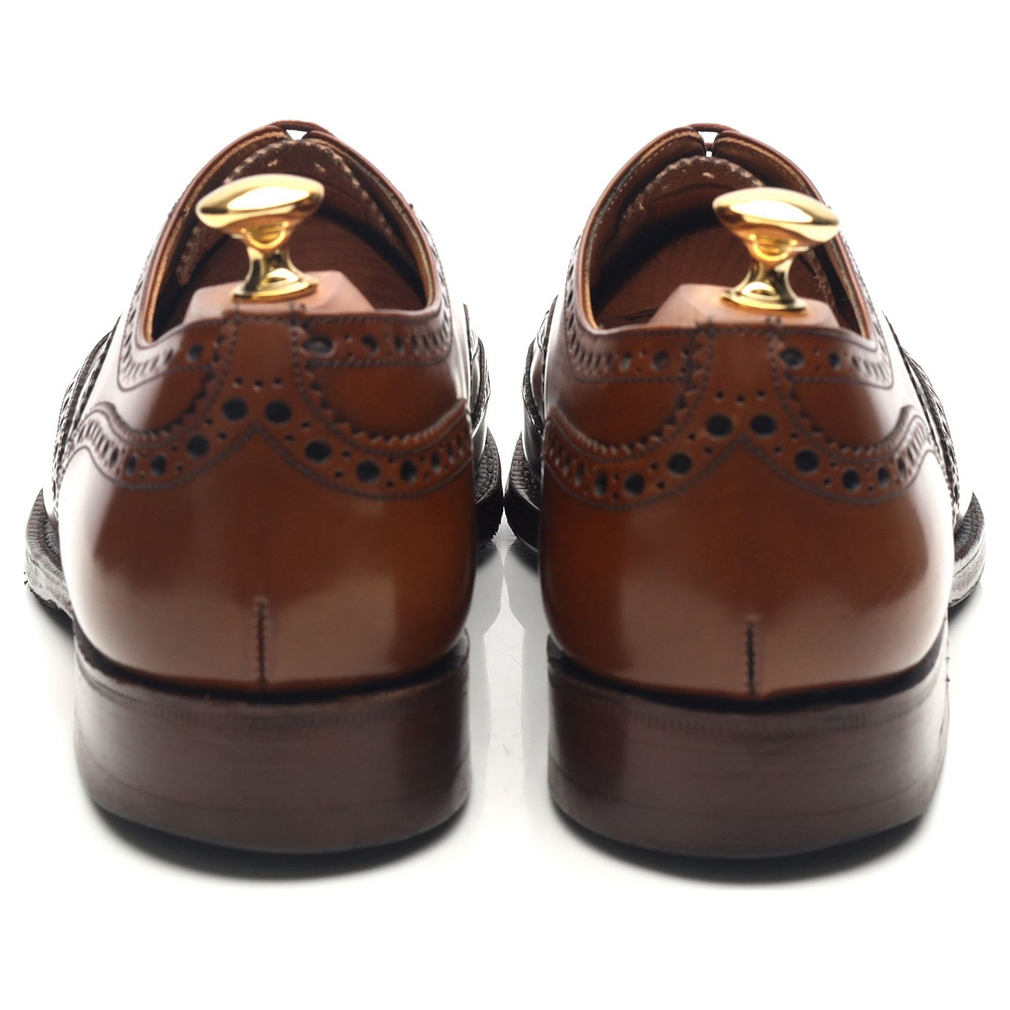 Burwood' Brown Leather Brogues UK 9 G - Abbot's Shoes