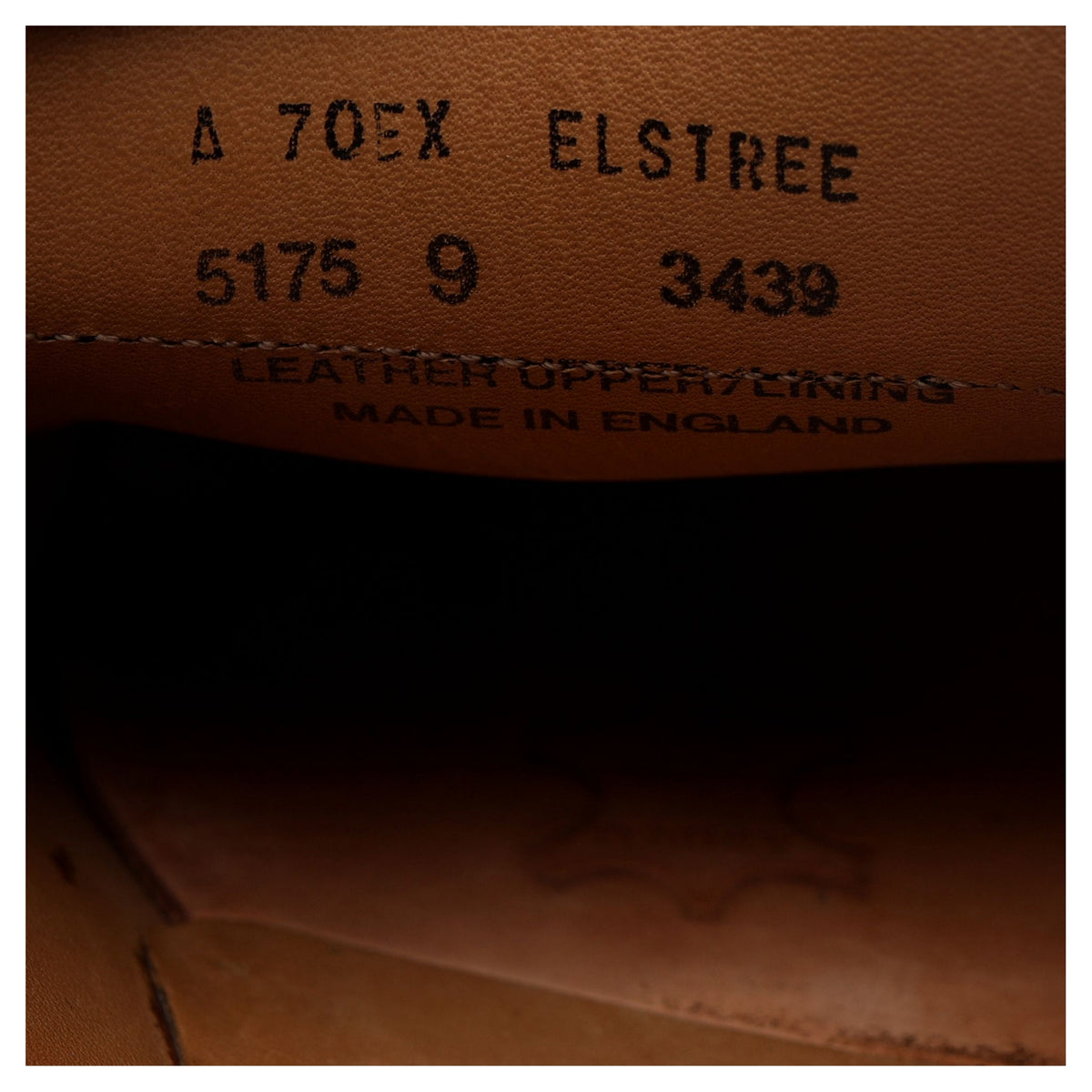 &#39;Elstree&#39; Black Leather Loafers UK 9 EX