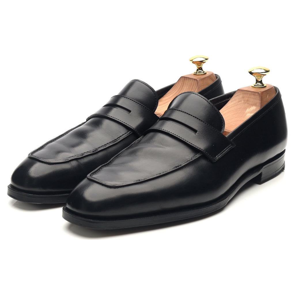 Marston' Black Leather Loafers UK 8 E - Abbot's Shoes