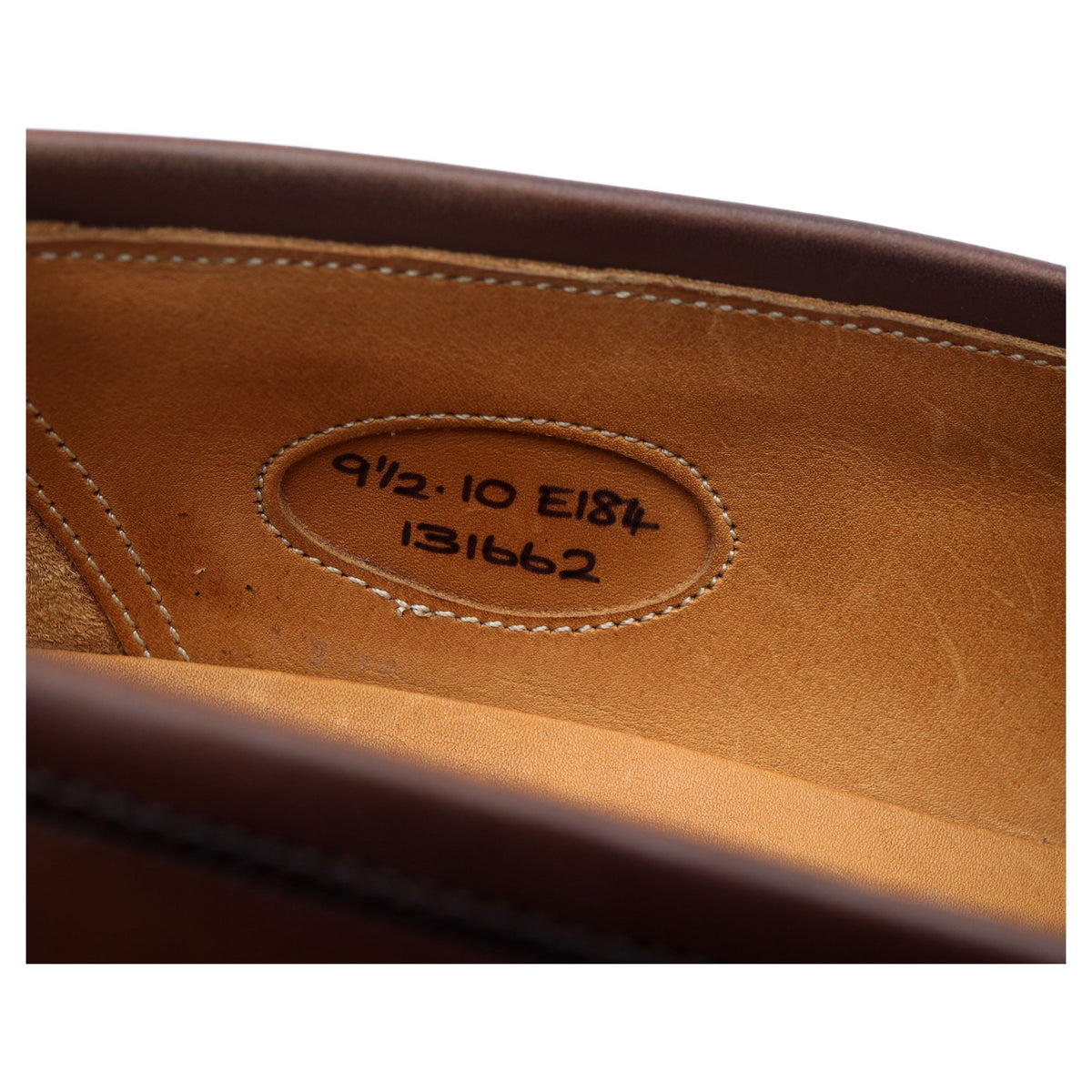 &#39;Piccadilly&#39; Dark Brown Leather Loafers UK 9.5 E