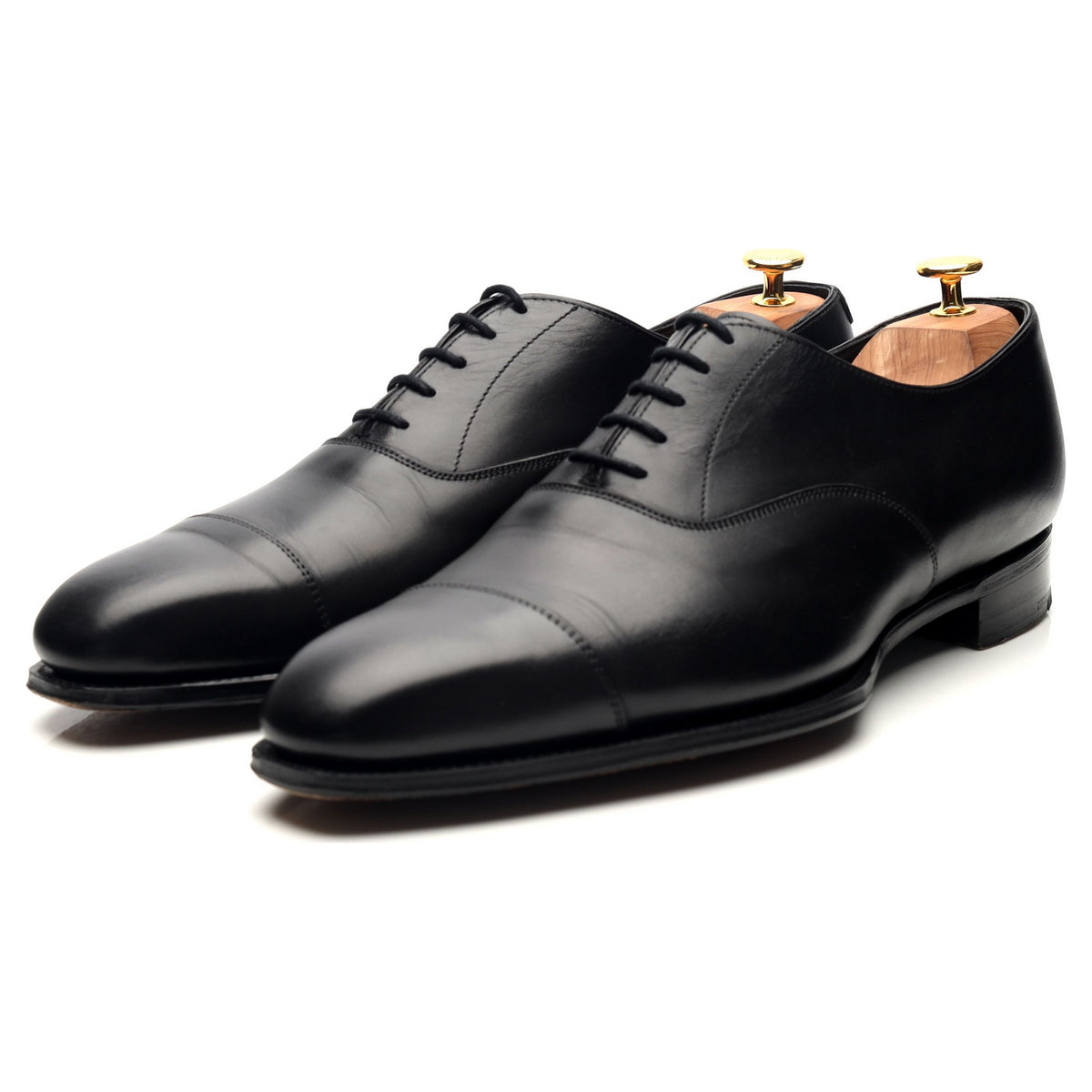 &#39;Harry&#39; Black Leather Oxford UK 12 E