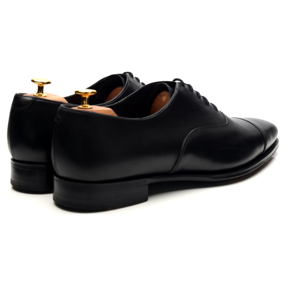 &#39;Harry&#39; Black Leather Oxford UK 12 E