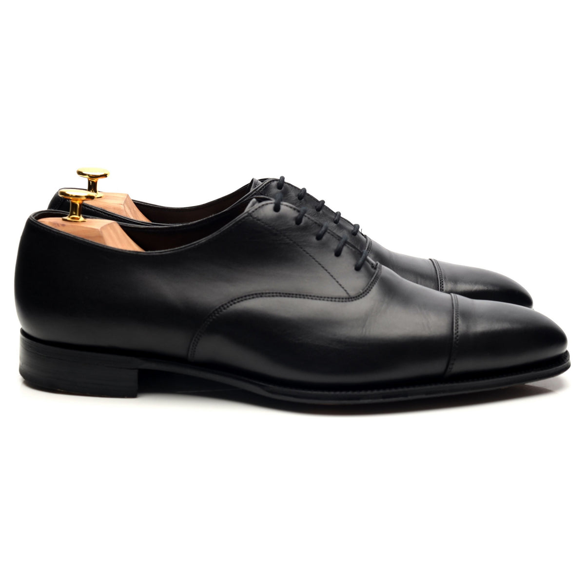 &#39;Harry&#39; Black Leather Oxford UK 12 E