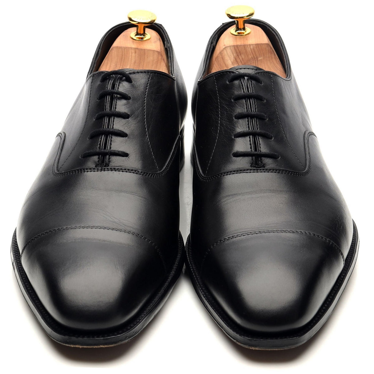 &#39;Harry&#39; Black Leather Oxford UK 12 E