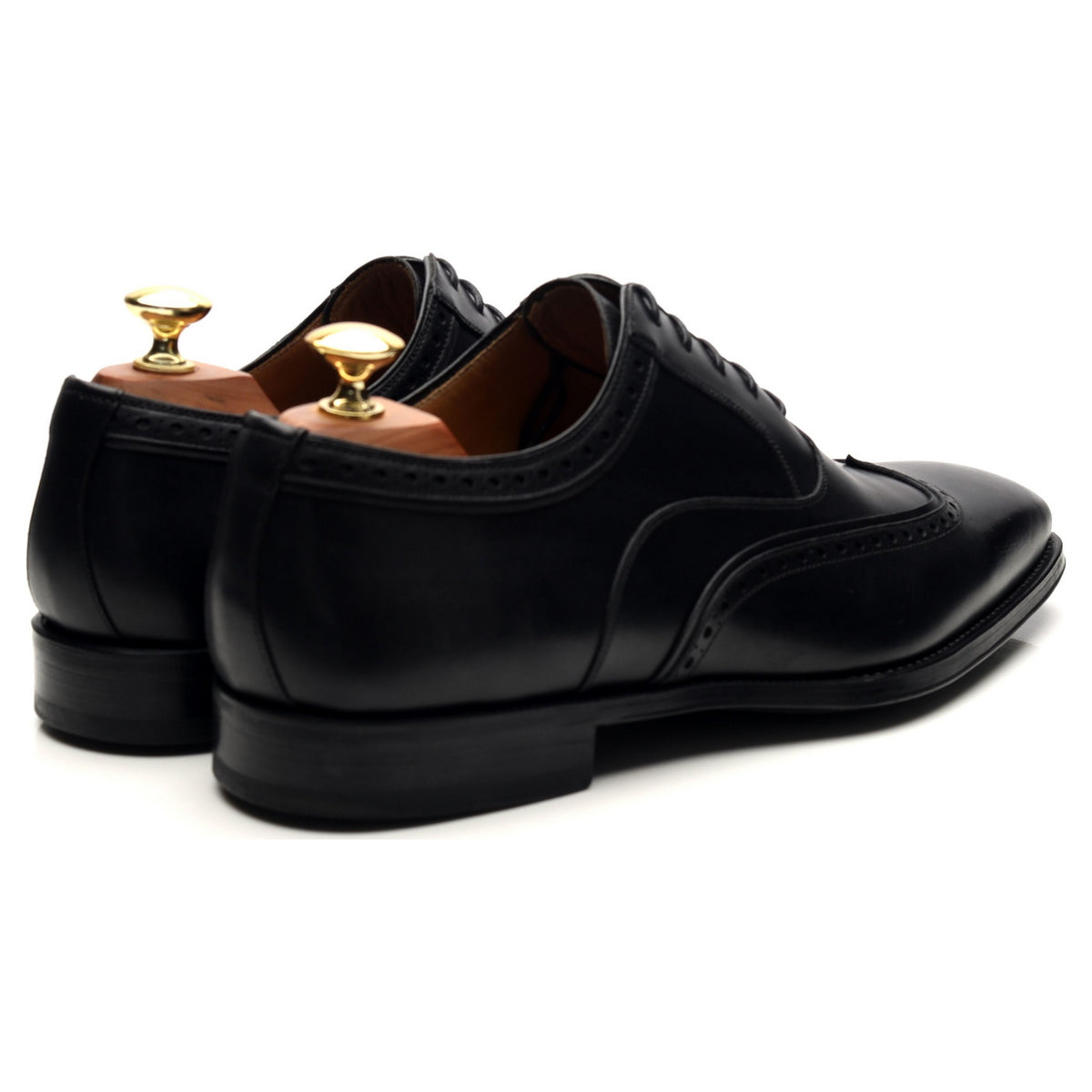 Black Leather Oxford Brogues UK 8 EU 42