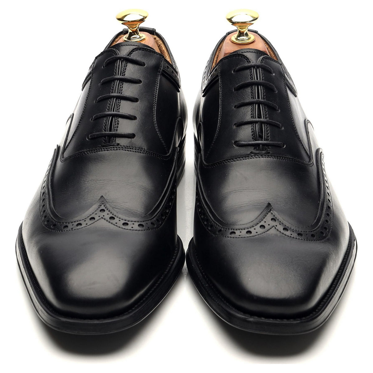 Black Leather Oxford Brogues UK 8 EU 42