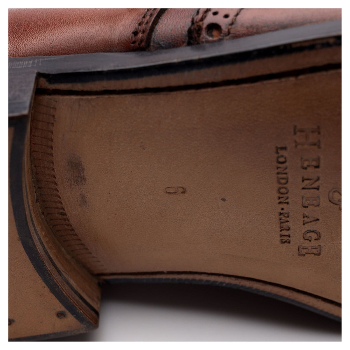 Tan Brown Leather Monk Strap UK 6