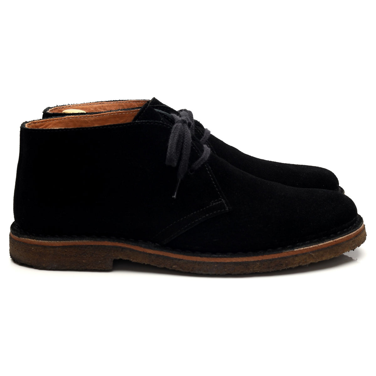 &#39;Greenflex&#39; Black Suede Chukka Boots UK 7