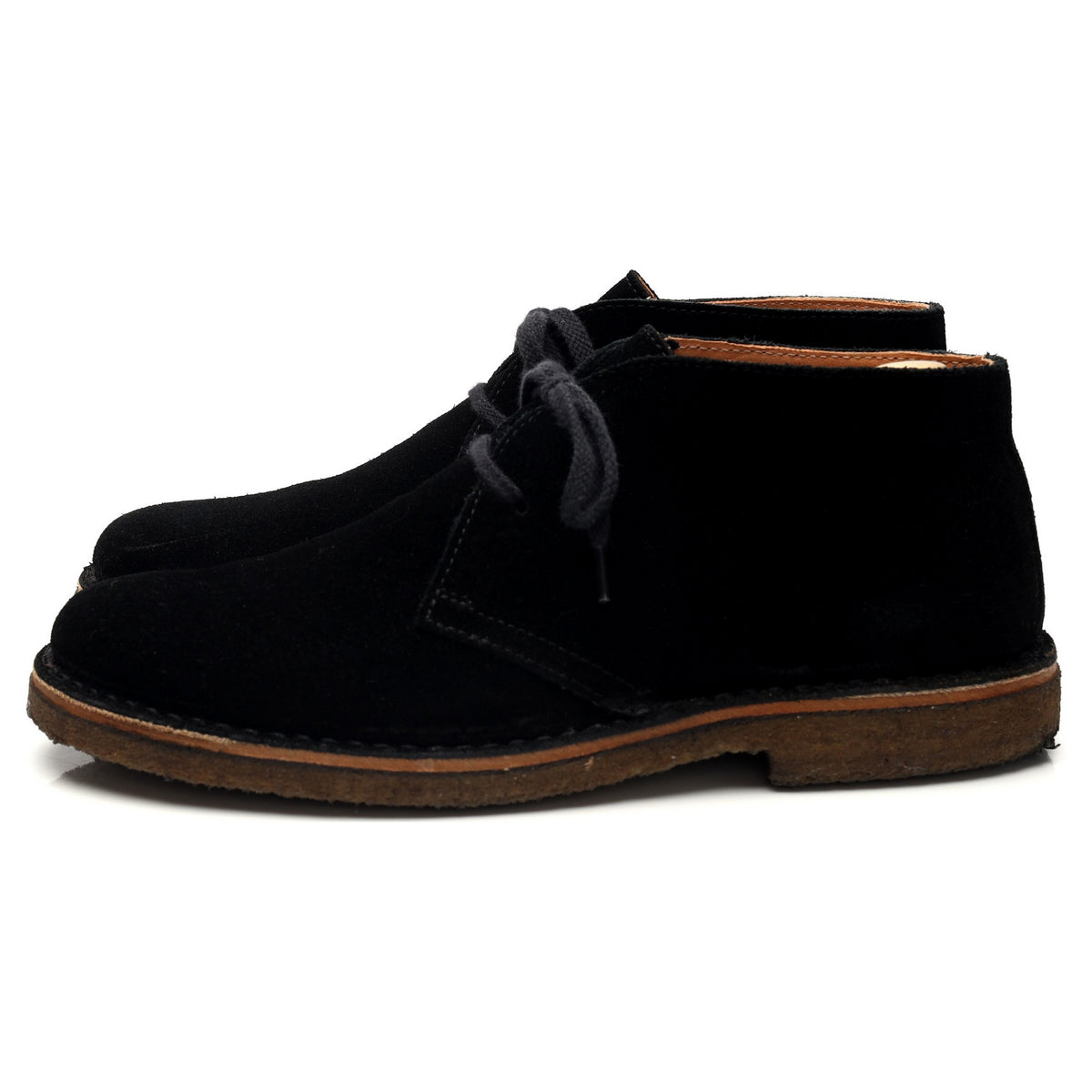 &#39;Greenflex&#39; Black Suede Chukka Boots UK 7