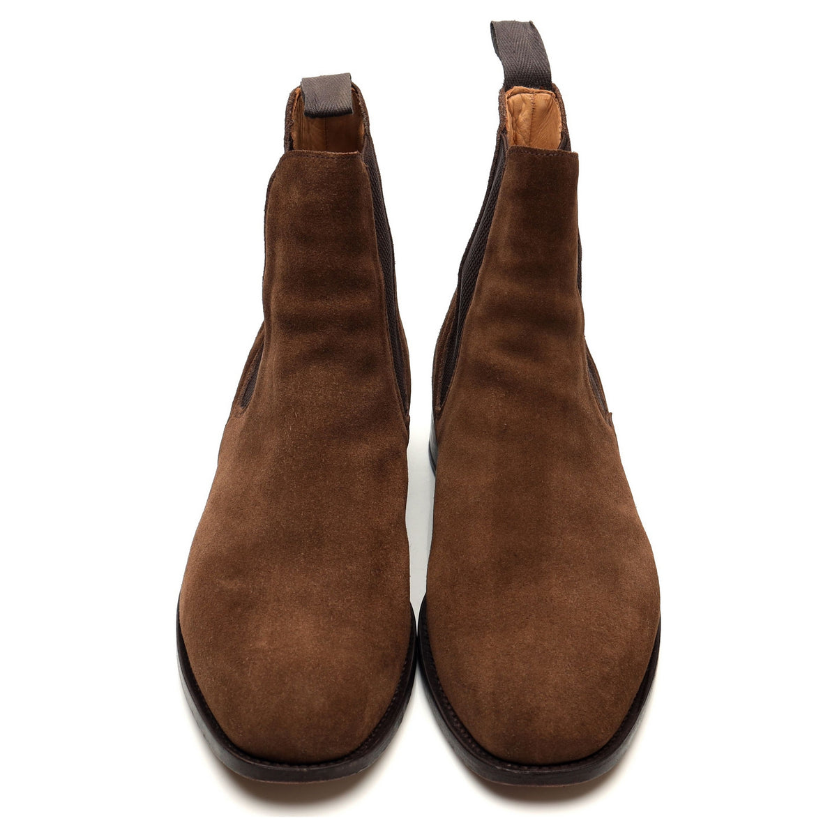 &#39;Marylebone&#39; Snuff Brown Suede Chelsea Boots UK 9.5 F