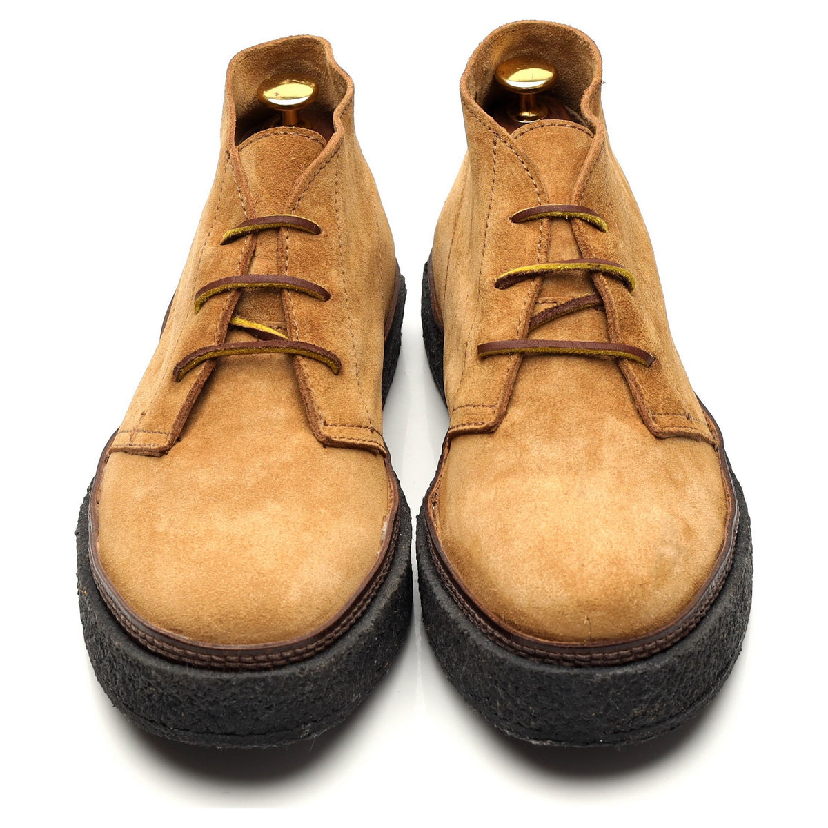 &#39;Santiago&#39; Tan Brown Suede Chukka Boots UK 7 EU 41