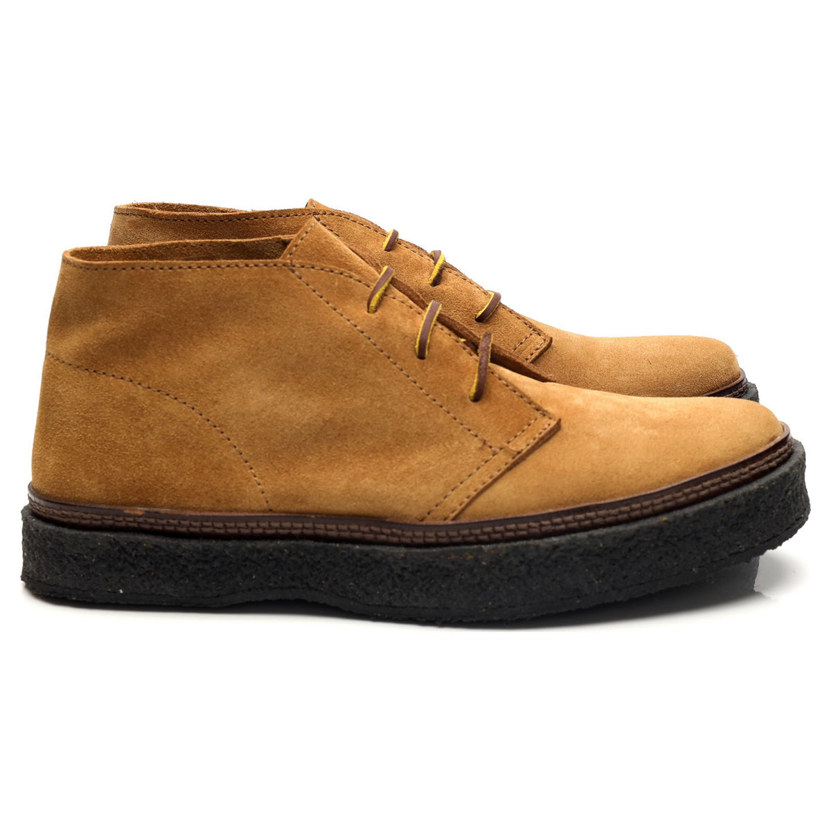 &#39;Santiago&#39; Tan Brown Suede Chukka Boots UK 7 EU 41