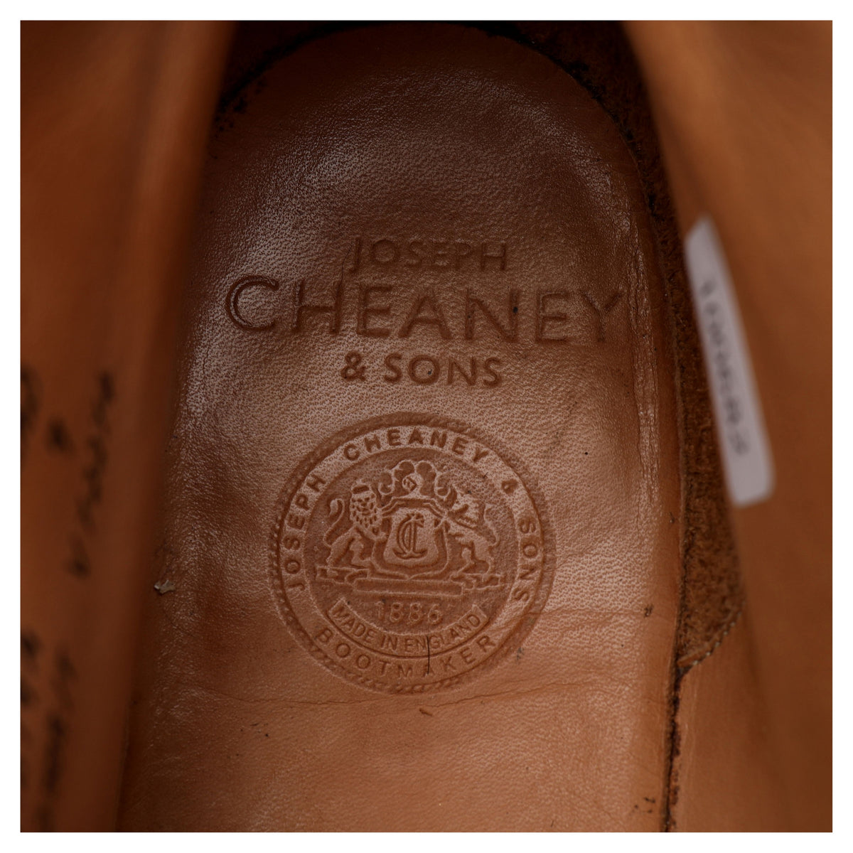 Navy Blue Grain Leather Chukka Boots UK 9 F