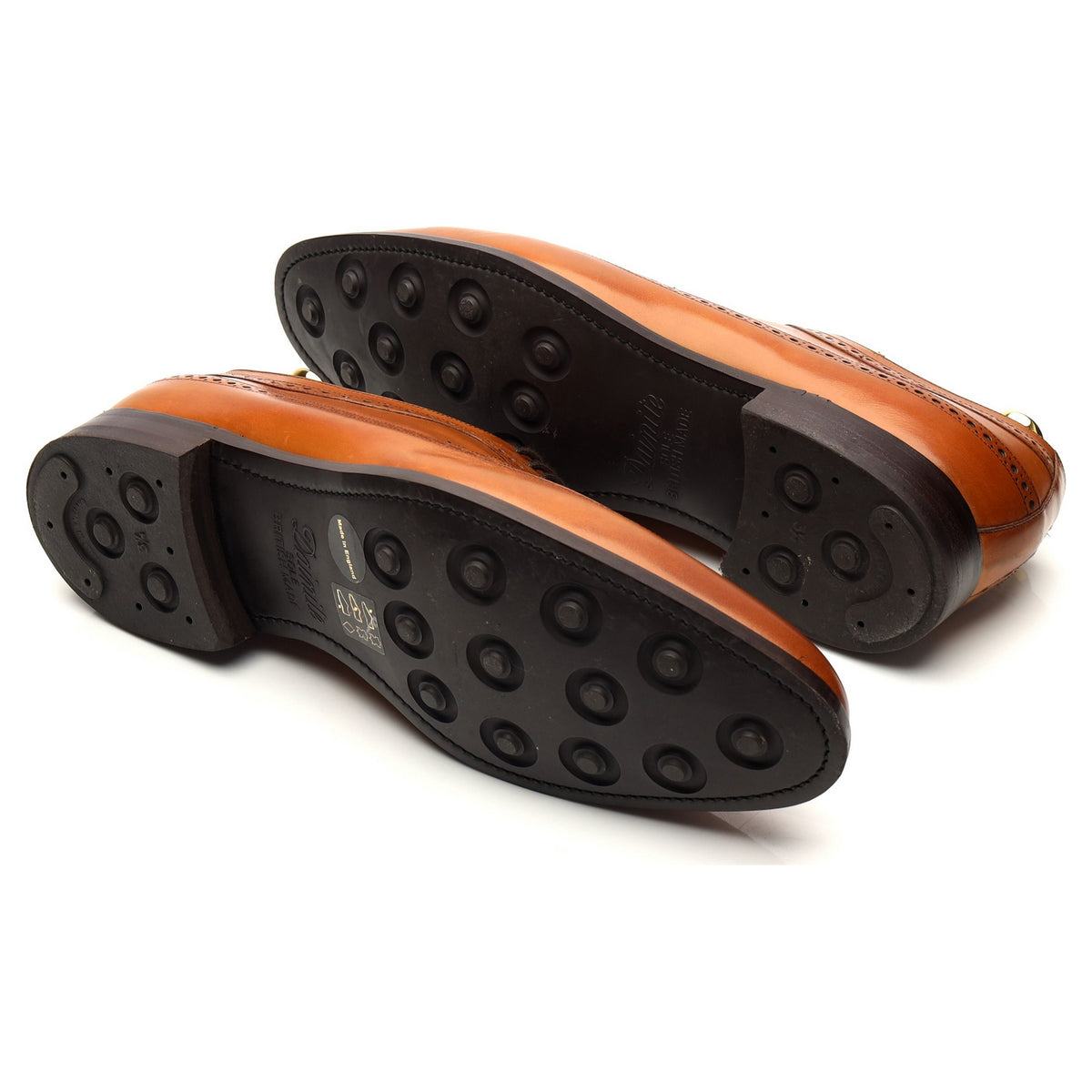 Tan Brown Leather Derby Brogues UK 11 G