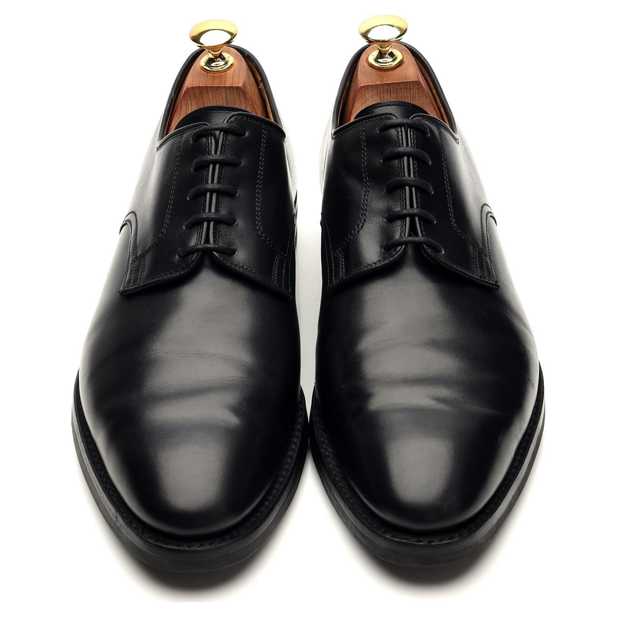 &#39;Worcester&#39; Black Leather Derby UK 8 E