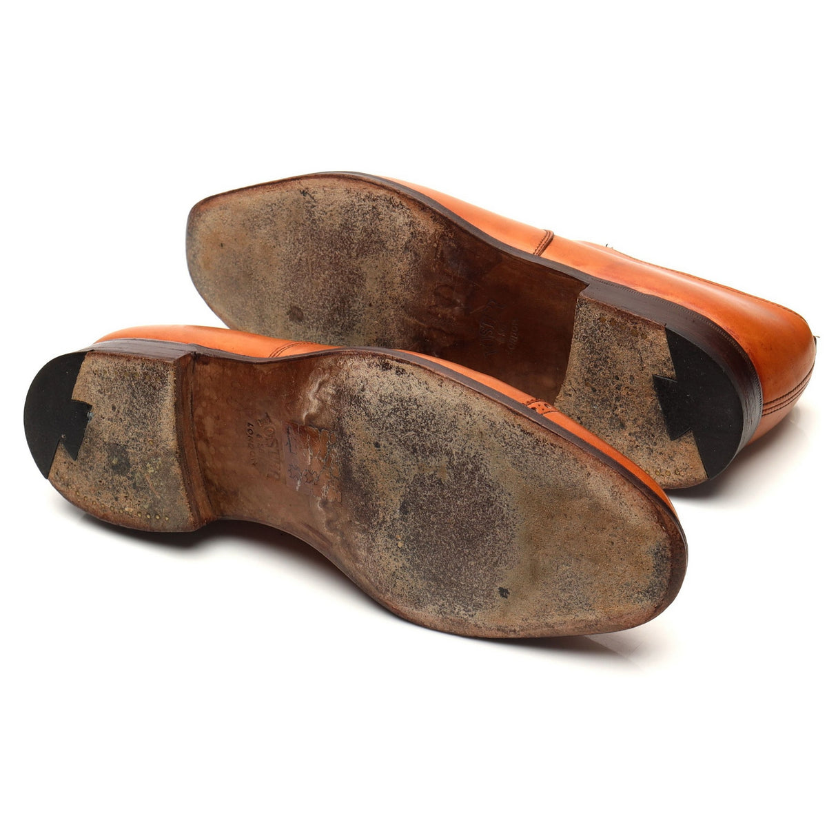 &#39;Purcell&#39; Tan Brown Leather Oxford Brogues UK 9 F