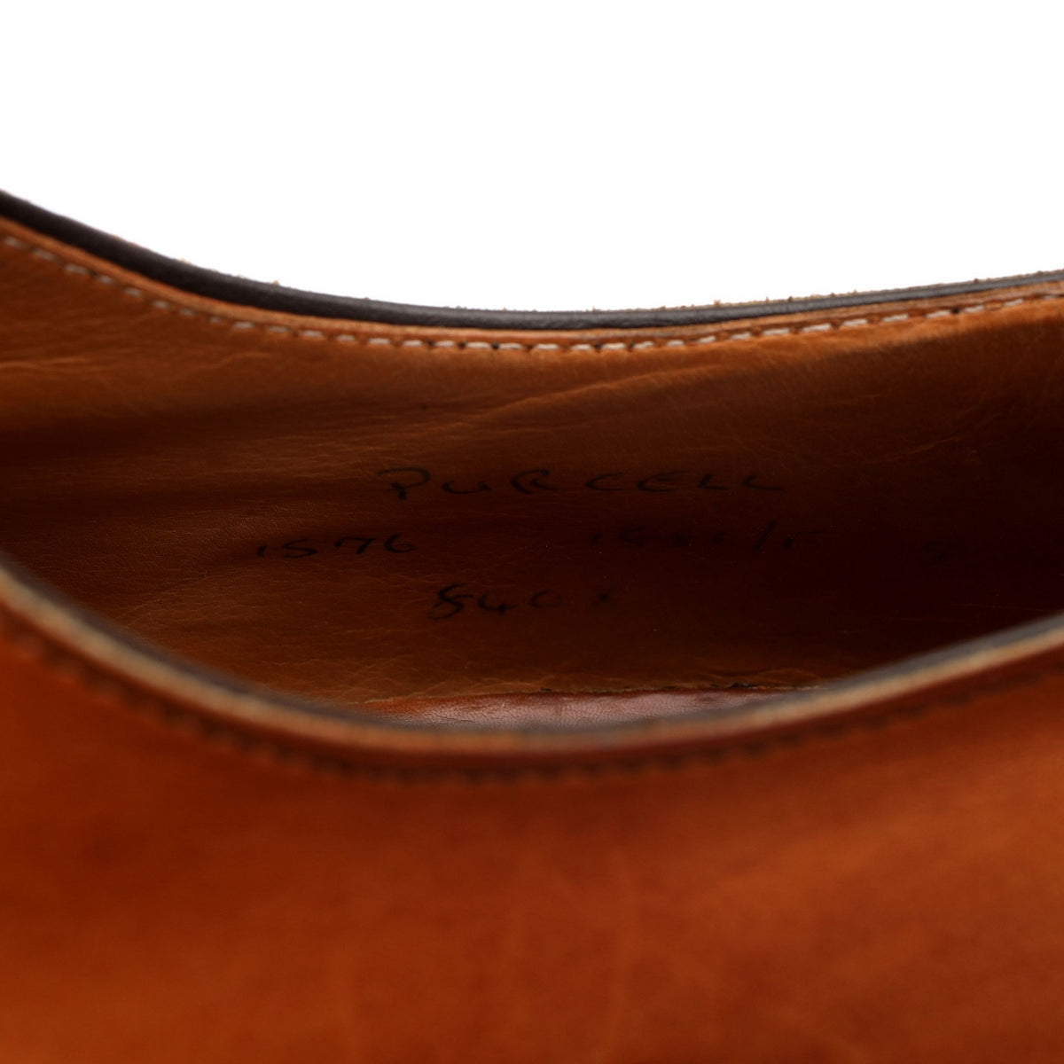 &#39;Purcell&#39; Tan Brown Leather Oxford Brogues UK 9 F