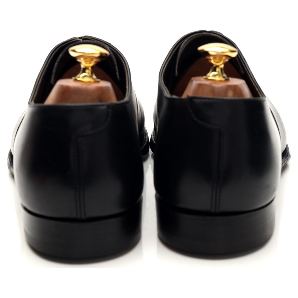 &#39;Audley&#39; Black Leather Oxford UK 10 E