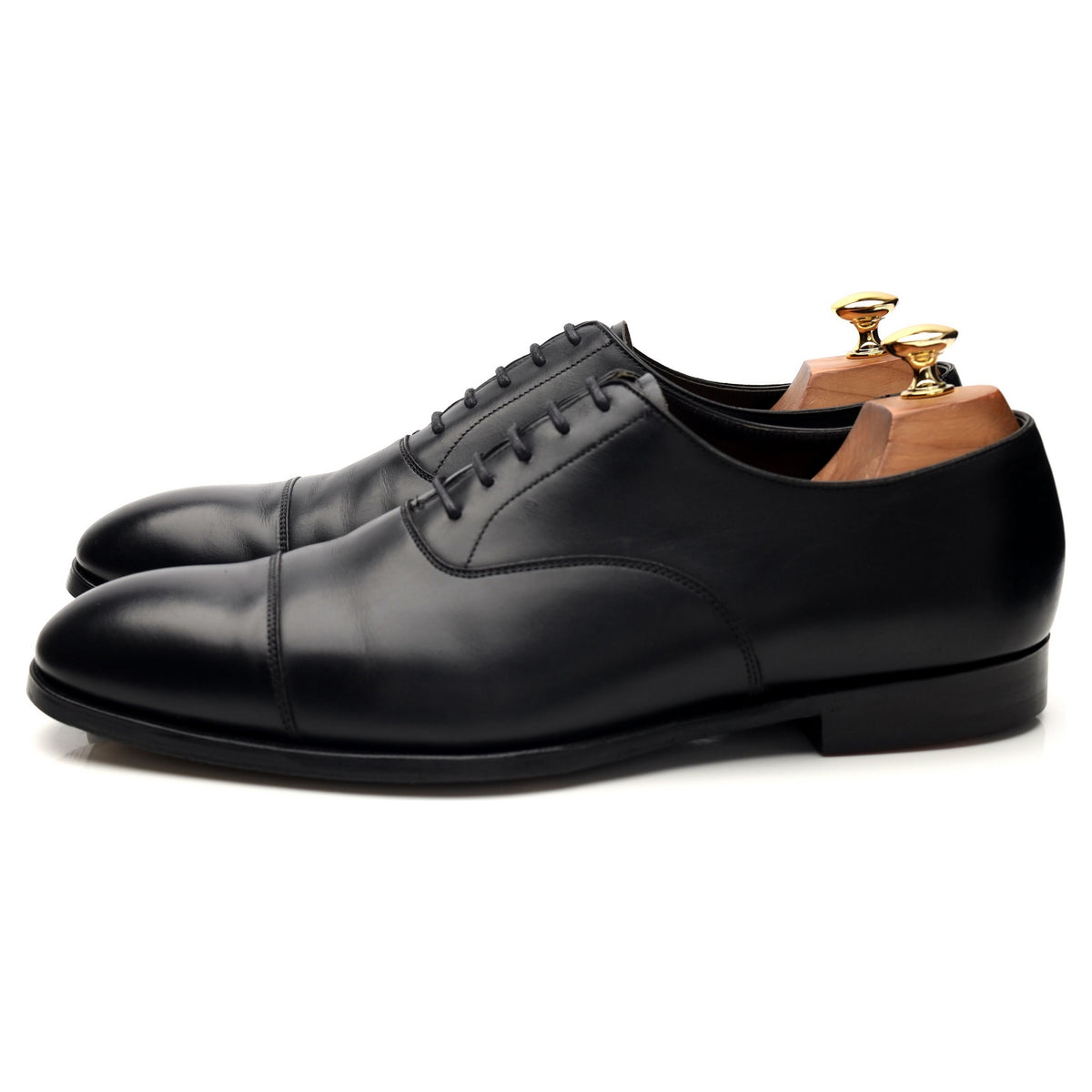 &#39;Audley&#39; Black Leather Oxford UK 10 E