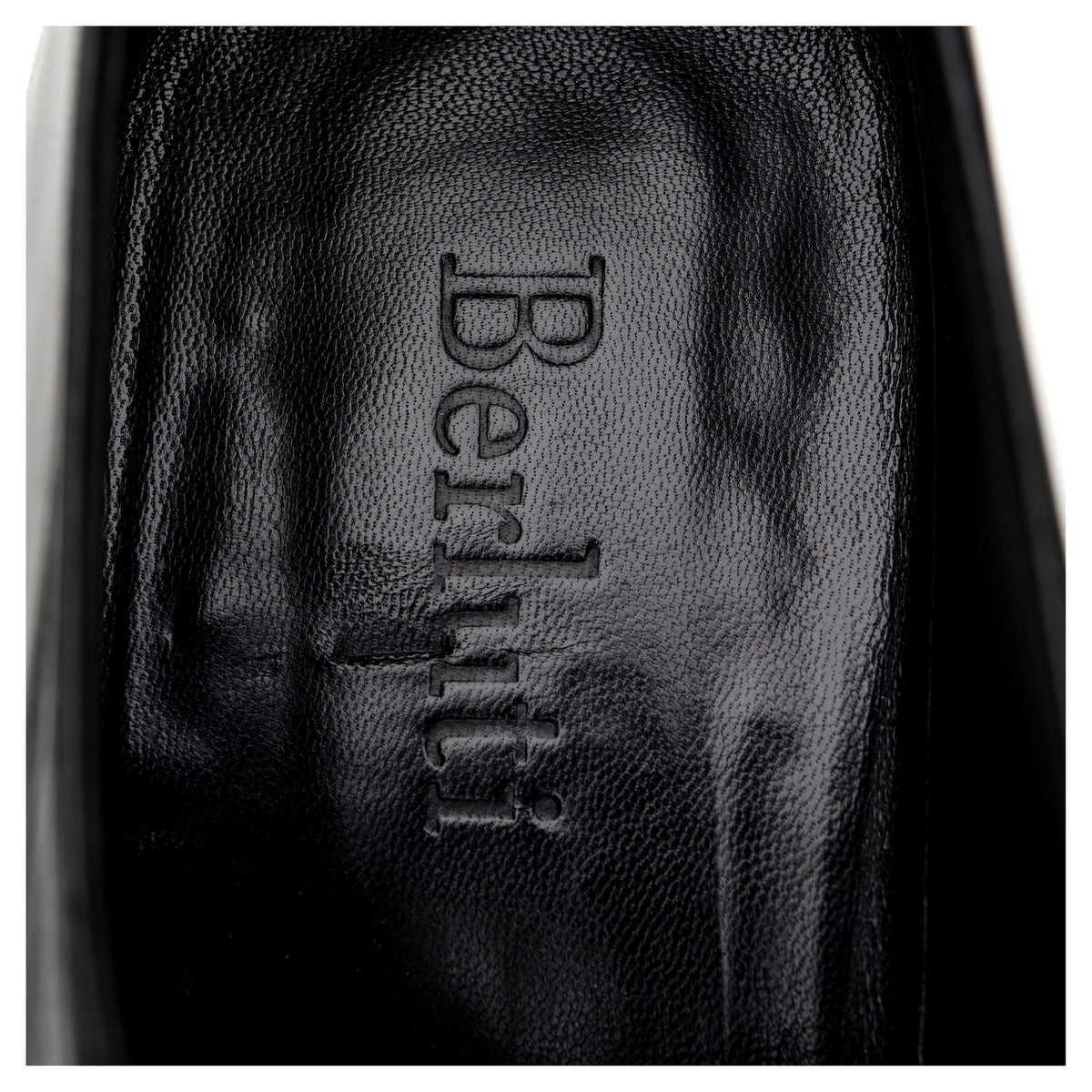 Black Leather Wholecut Oxford UK 9.5