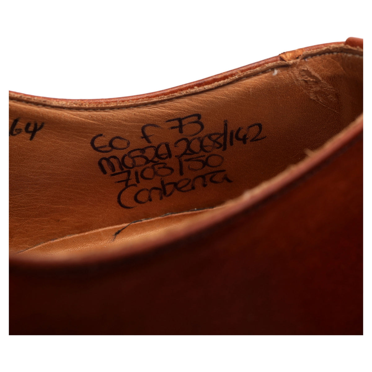 &#39;Canberra&#39; Tan Brown Leather Oxford UK 6 F