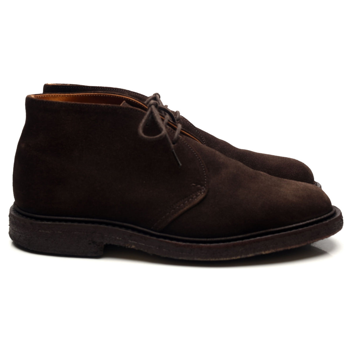 &#39;Mike&#39; Dark Brown Suede Chukka Boots UK 6