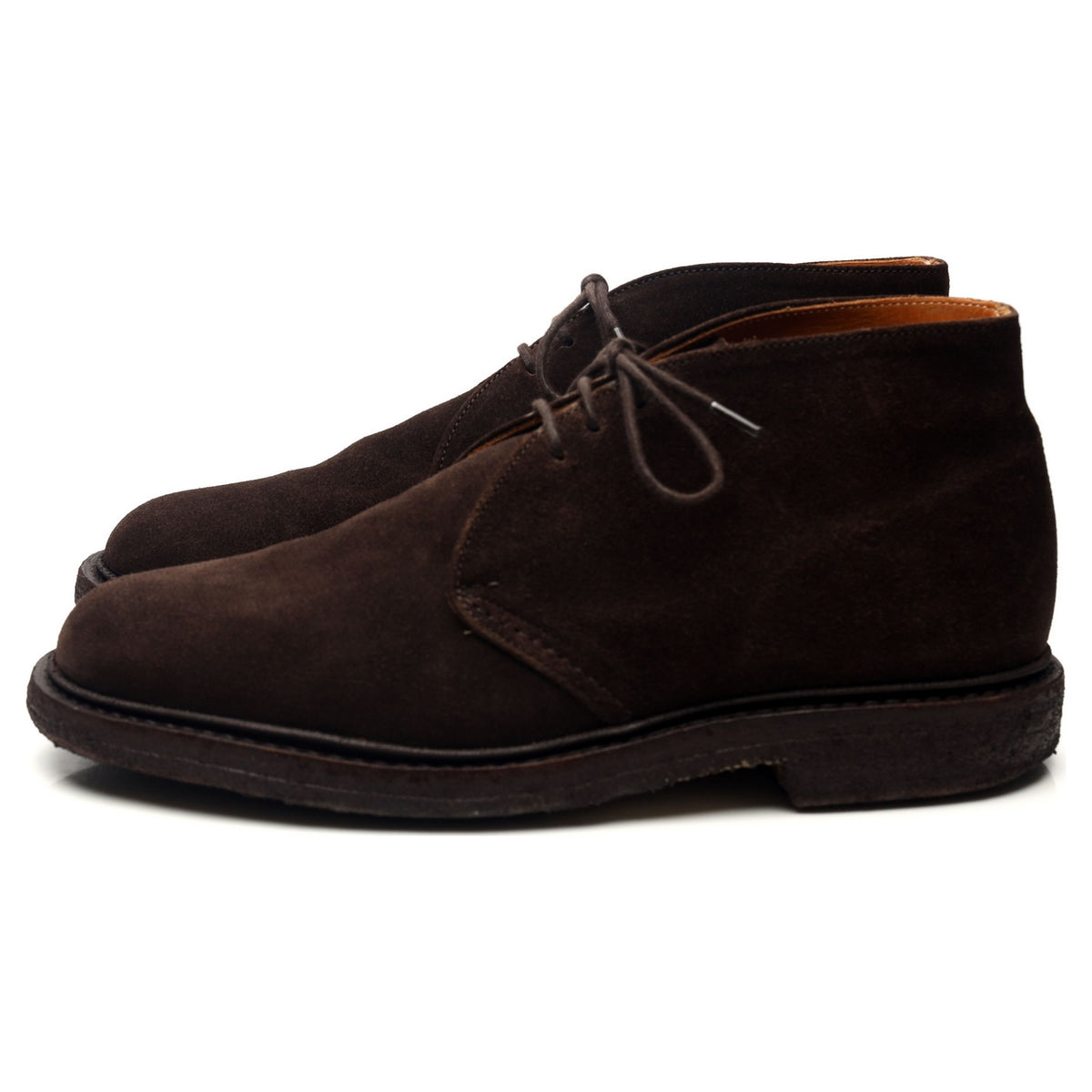 &#39;Mike&#39; Dark Brown Suede Chukka Boots UK 6