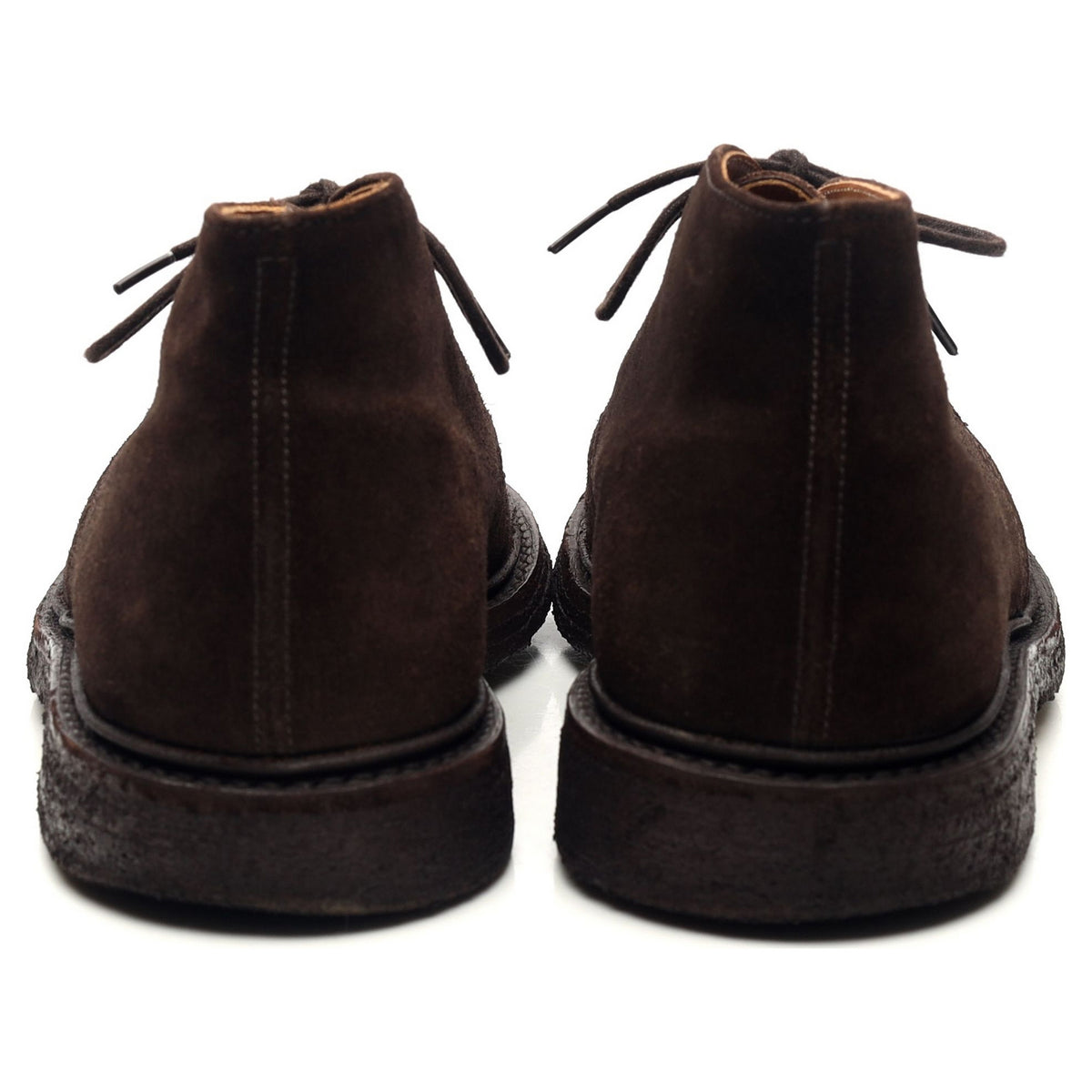 &#39;Mike&#39; Dark Brown Suede Chukka Boots UK 6