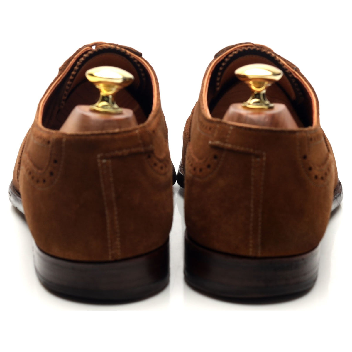 &#39;Reuben&#39; Brown Suede Oxford Brogues UK 8.5 E