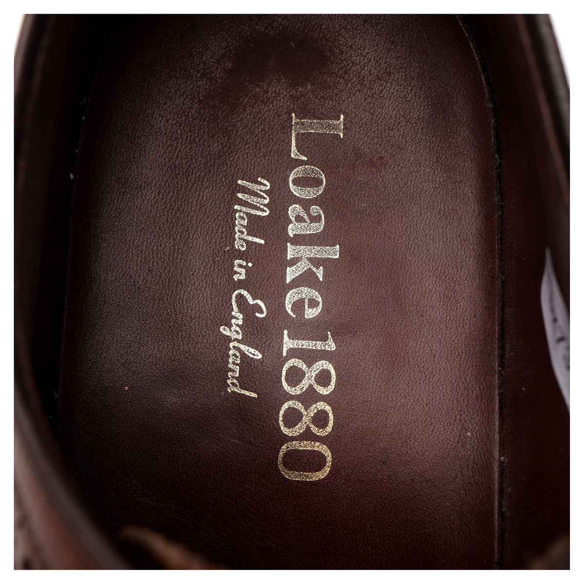 1880 &#39;Taunton&#39; Brown Leather Derby Brogues UK 7 F